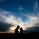 wedding sunset